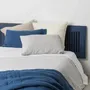 Linge de lit - Taie d'oreiller Zeff Craie 65 x 65 - MAISON VIVARAISE - SDE VIVARAISE WINKLER