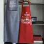 Aprons - Children's Kitchen Apron Je prends les commandes Rouge 52 X 63 - MAISON VIVARAISE - SDE VIVARAISE WINKLER