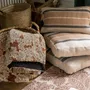 Cushions - Gatsby Floor Cushion Sienne 55 X 55 X 10 - MAISON VIVARAISE - SDE VIVARAISE WINKLER