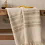 Linge de lit - Drap hammam Cancun Lin 90 x 180 - MAISON VIVARAISE - SDE VIVARAISE WINKLER