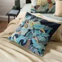 Cushions - Embroidered Cushion Dori Marine 45 X 45 - MAISON VIVARAISE - SDE VIVARAISE WINKLER