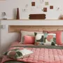 Linge de lit - Chemin de lit uni Elise Pêche 90 x 240 - MAISON VIVARAISE - SDE VIVARAISE WINKLER