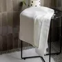 Bath towels - Recycled Bath Towel Abby Blanc 50 X 100 - MAISON VIVARAISE - SDE VIVARAISE WINKLER