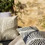 Cushions - Embroidered Cushion Flora Marine 30 X 50 - MAISON VIVARAISE - SDE VIVARAISE WINKLER