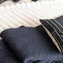 Bed linens - Recycled Throw Maia Caviar 240 X 260 - MAISON VIVARAISE - SDE VIVARAISE WINKLER