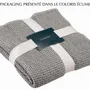 Linge de lit - Jeté de lit Maïa carbone 260 x 260 - MAISON VIVARAISE - SDE VIVARAISE WINKLER