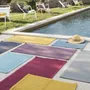 Autres linges de bain - Tapis de bain uni Etia Paon 54 x 64 - MAISON VIVARAISE - SDE VIVARAISE WINKLER