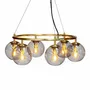 Hanging lights - Como brass ceiling lamp round with 5 domes - DYBERG LARSEN