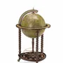 Restaurant trolleys - Zoffoli Bar Globe Explora Olive Green d.40cm - ZOFFOLI MAPPAMONDI