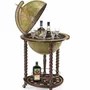 Restaurant trolleys - Zoffoli Bar Globe Explora Olive Green d.40cm - ZOFFOLI MAPPAMONDI