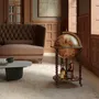 Chariots pour restaurants - Zoffoli Bar Globe Explora Honey Brown d.40cm - ZOFFOLI MAPPAMONDI