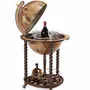 Chariots pour restaurants - Zoffoli Bar Globe Explora Honey Brown d.40cm - ZOFFOLI MAPPAMONDI