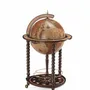 Chariots pour restaurants - Zoffoli Bar Globe Explora Honey Brown d.40cm - ZOFFOLI MAPPAMONDI