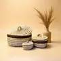 Decorative objects - Set of 3 Oval Baskets - MAISON ZOE