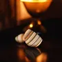 Candlesticks and candle holders - Candle holder luxy alabaster stone – crafted elegant design - tealight - MAISON ZOE