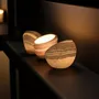 Candlesticks and candle holders - Candle holder luxy alabaster stone – crafted elegant design - tealight - MAISON ZOE