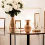 Vases - Damask Vase – Red Copper - Black/Gold Finish - hammered - Unique 20cm - MAISON ZOE