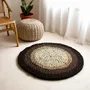 Contemporary carpets - Dublin Rug – Beige/Rose Finish - Polychrome Crocheted - elegant 85cm - MAISON ZOE