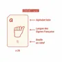 Children's games - LSF braille letter cards - LOOLIPO
