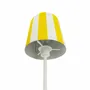 Lampes de bureau  - Lampe de table grise - Rayures jaunes - DYBERG LARSEN