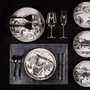 Formal plates - Collection Vaisselle MEGEVE - ANGEL DES MONTAGNES ADM FRANCE