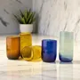Glass - Dary water glasses - Set of 6 recycled glasses - Handmade - colored - MAISON ZOE