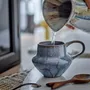 Mugs - Bessie Mug, Blue, Stoneware - BLOOMINGVILLE
