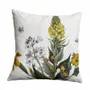 Coussins textile - Housse de coussin avec des fleurs jaunes – 100 % lin. 50 x 50 cm - KOUSTRUP & CO