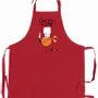 Tabliers de cuisine - Tablier de cuisine Shadoks C'est moi le chef recyclé Rouge 72 x 90 - MAISON VIVARAISE - SDE VIVARAISE WINKLER