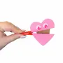 Children's arts and crafts - Felt stickers - Hearts - LOOLIPO
