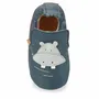 Children's slippers and shoes - Blublu relief leather slippers ♡ - EASY PEASY