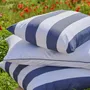 Bed linens - Duo of square striped pillow case - EDEN PARK BY AMALIA HOME COLLECTION