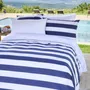 Bed linens - Stripe comforter cover - EDEN PARK BY AMALIA HOME COLLECTION