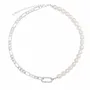 Jewelry - Figaro Pearl and Chain Multi-function Necklace - ATELIER J.FB FRANCE