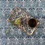Table linen - Blockprinted cotton tablecloth, 160 x 250 cm - MAISON LILO