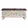 Storage boxes - Multicolored mango wood chest - GINER Y COLOMER