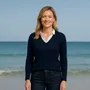 Apparel - Clarisse sweater - V-neck - Merino wool - SAINTE ARMURE