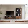 Meubles TV - Meuble TV avec 2 portes et 2 tiroirs en verre fait main - GINER Y COLOMER