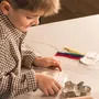 Loisirs créatifs pour enfant - PÂTE À MODELER AUTODURCISSANTE - PATATROU - BLANC - LOOLIPO