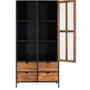 Sideboards - Showcase with 4 drawers and a glass door with metal structure - GINER Y COLOMER