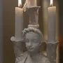 Céramique - Sculpture bougeoir - FABIENNE AUZOLLE