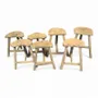 Stools - Old round stool - PAGODA INTERNATIONAL