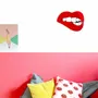 Autres décorations murales - Bite Me – Miroir audacieux en forme de lèvres brillantes - LA MISÉTO