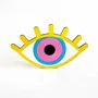 Autres décorations murales - Eye See You – Miroir espiègle en forme d’œil graphique - LA MISÉTO