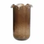 Vases - Frosted Glass Vase, Brown - MADAM STOLTZ