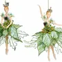 Autres décorations de Noël - BALLERINE ORN ASS/2 VERT 23CM - GOODWILL M&G
