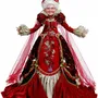 Autres décorations de Noël - ROUGE RUBIS MME CLAUS BURG/RD 58,5CM - GOODWILL M&G