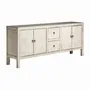 Sideboards - Sideboard in recycled pine wood off off white washed finish colour in - VICAL