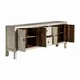 Sideboards - Sideboard in recycled pine wood off off white washed finish colour in - VICAL