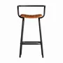 Tabourets - Tabouret en fer couleur marron cassé de 52x49x90 cm - VICAL